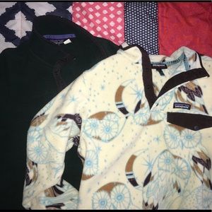 2 for 1 Patagonia Snap-T pullover M and L Bundle